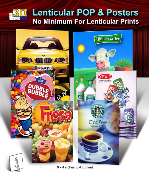 Lenticular Table Tents