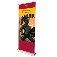 Deluxe Video Conferencing Banner Stand