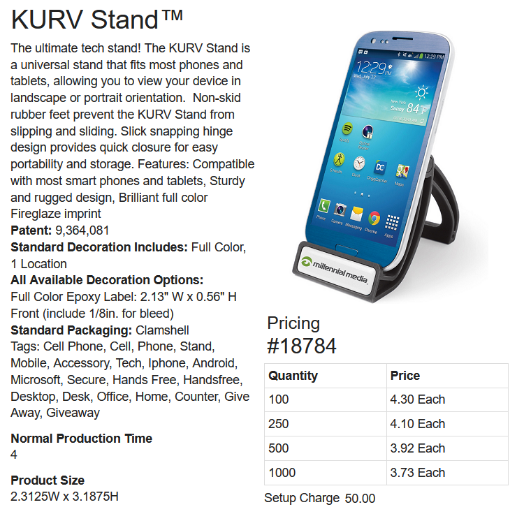 Kurv Phone Stand