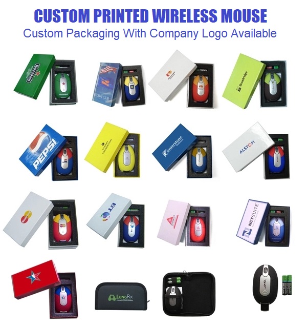 Wireless Mouse Custom Printed Logo