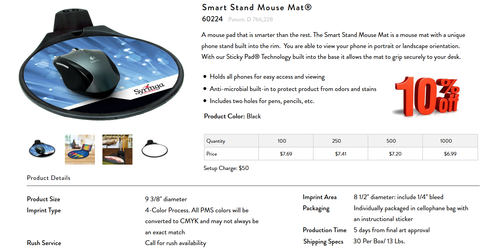 Smart Stand Mouse Mat