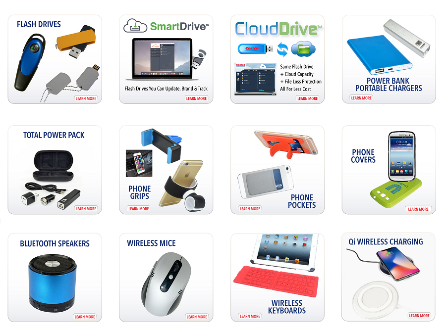 Custom Technology Promotional Products