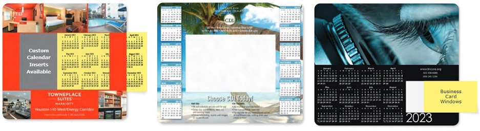 Photo Frame Calendar Mouse Pads