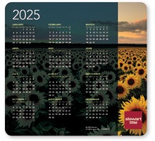 Fabric Calendar Mouse Pad