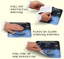 Peel and Place Counter Mat