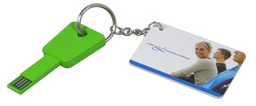 WebKey Promotional Keychain Website Launcher - WebKey USB Internet Marketing Flash Drive. Send potential clients directly to your website with our web key drives