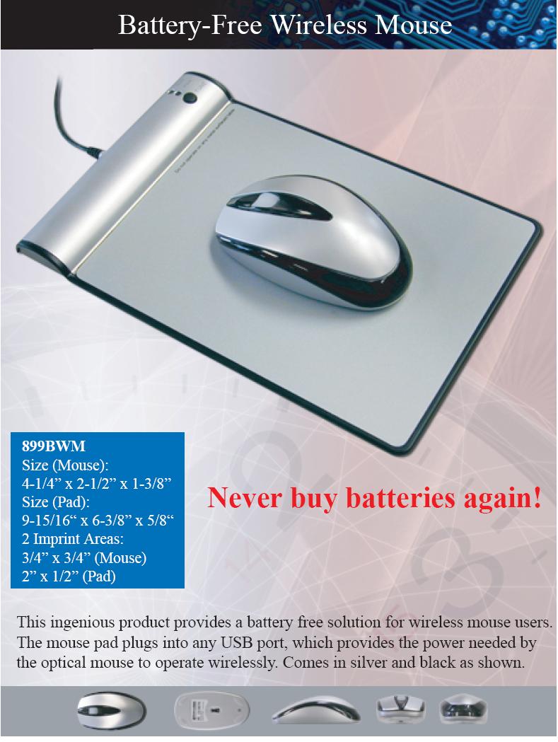 Battery Free Wireless Mouse - Battery Free Optical Mouse Pad