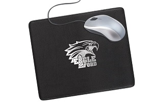 Black Leather Mousepad