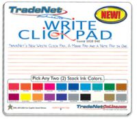Economy Write Click Notepad Mouse Pad - Memo Paper Mousepad