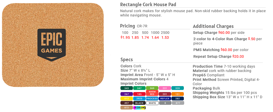 Cork Mouse Mat