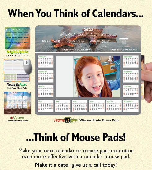 Photo Calendar Mouse Pads