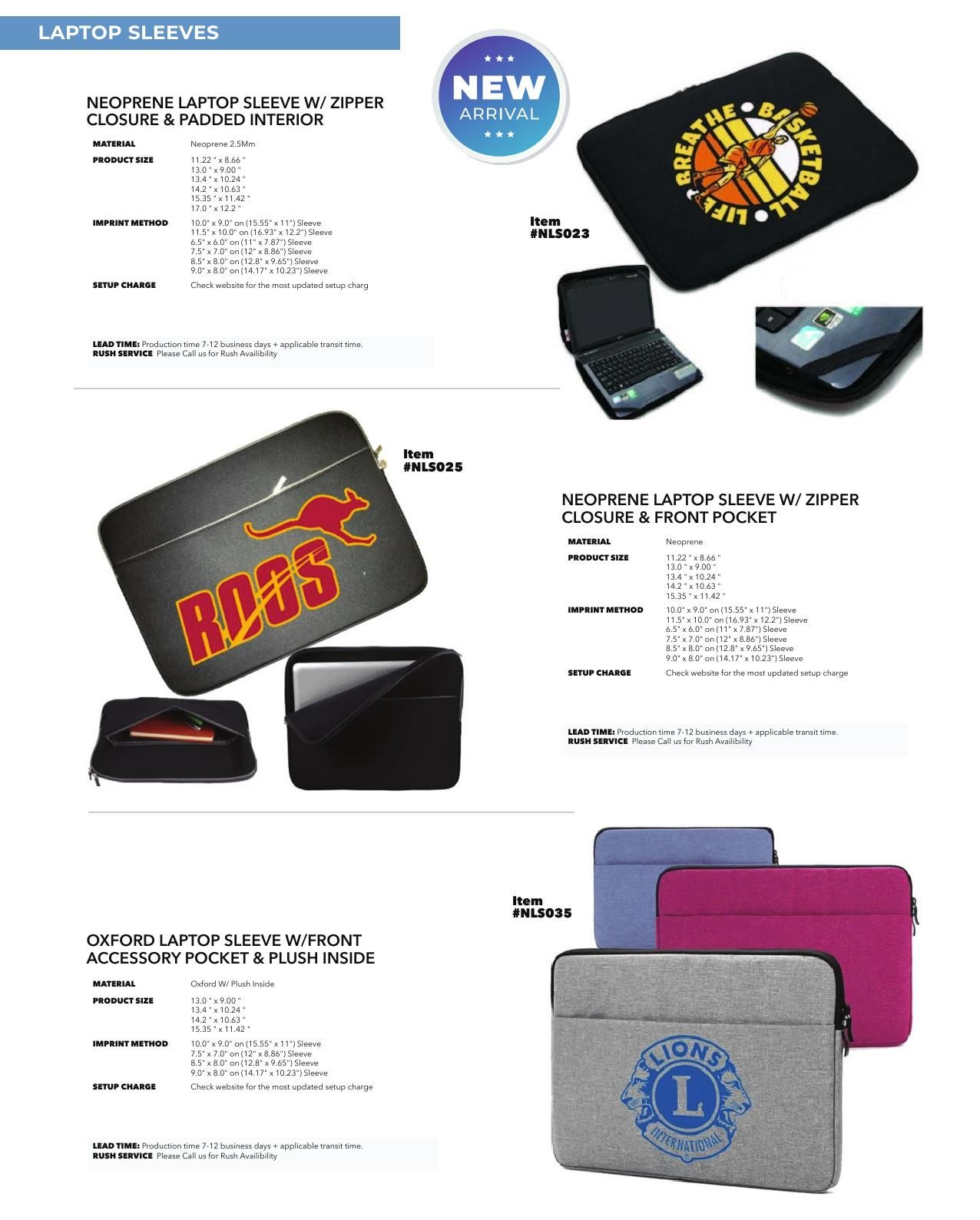 Neoprene Laptop Computer Cases and Sleeves