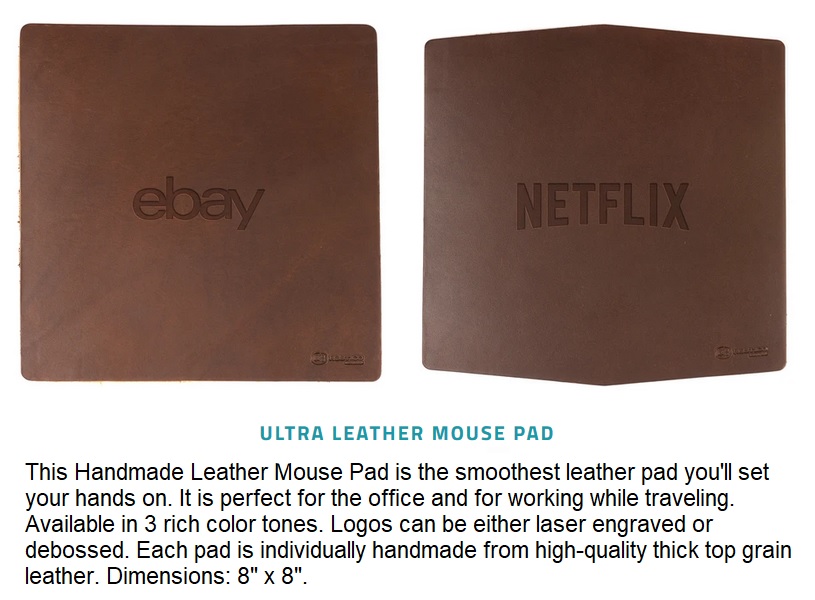 Handmade Leather Mouse Pad