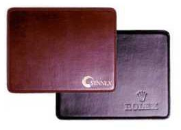 Leather Mousepads. Leather Mouse Mats. Leather Mousepads. Faux Leather Desk Mats. Executive Mouse Pads, Embossed Mousepad, Debossed Mouse Pads, Black Leather Covered Mousepads