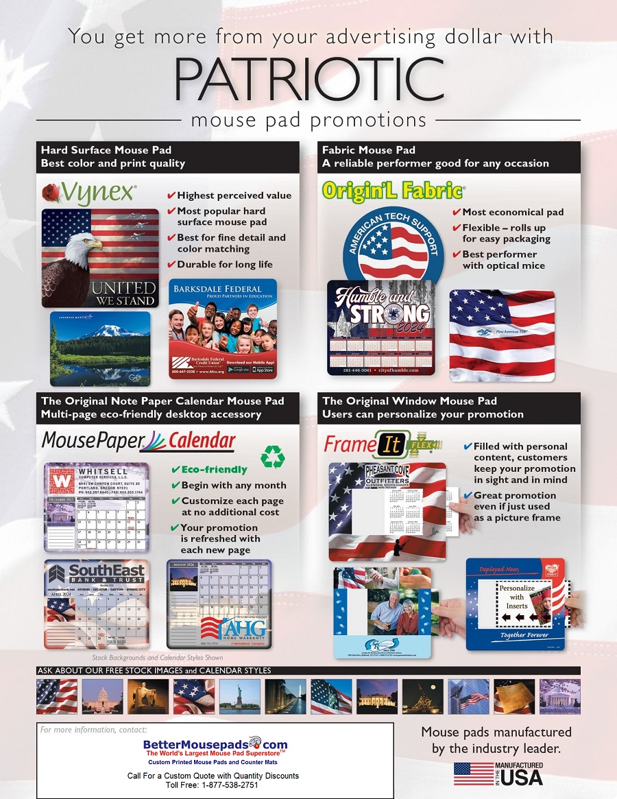 Patriotic Mouse Pad